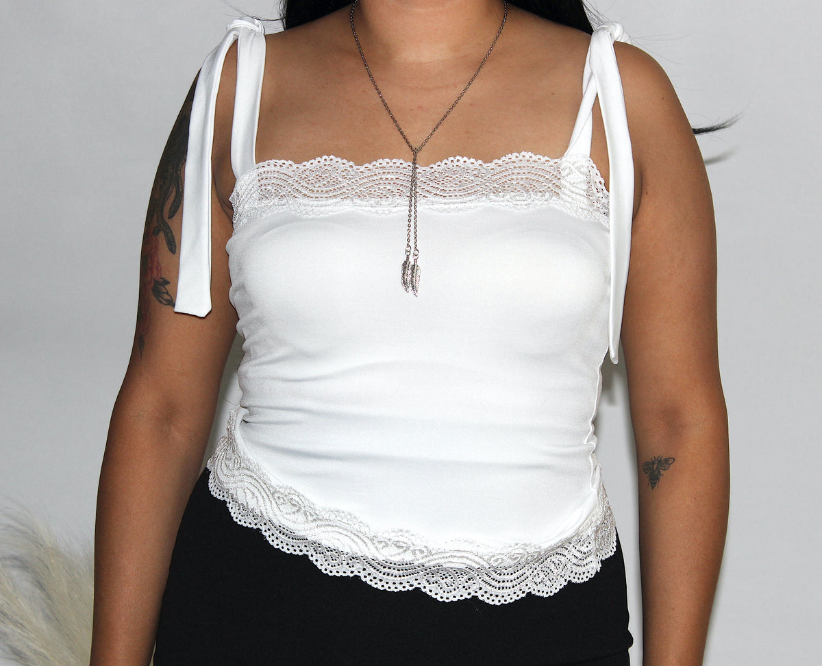 Lace Trim Top - Sassy Princess